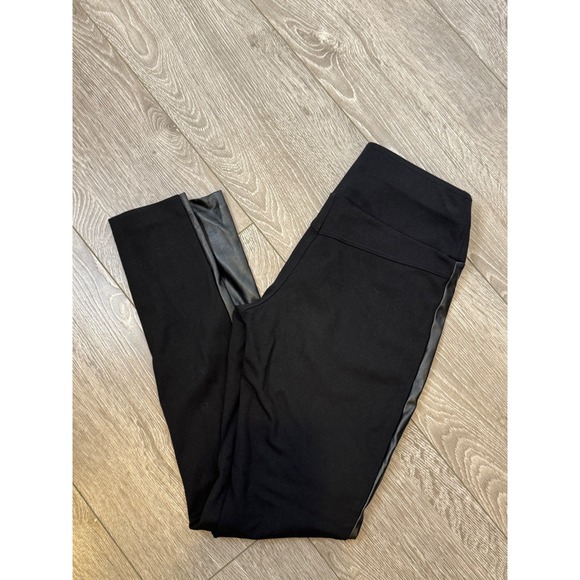 INC International Concepts Pants - Womens 2 International Concepts Faux Leather Front Ponte Leggings Coquette Chic
